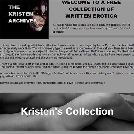 Kickback reccomend the kristen archives
