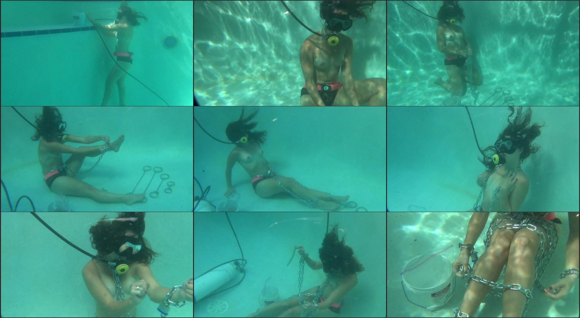 best of Kate bondage with underwater rope