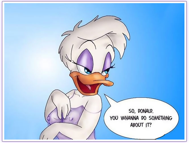 Donald duck nude