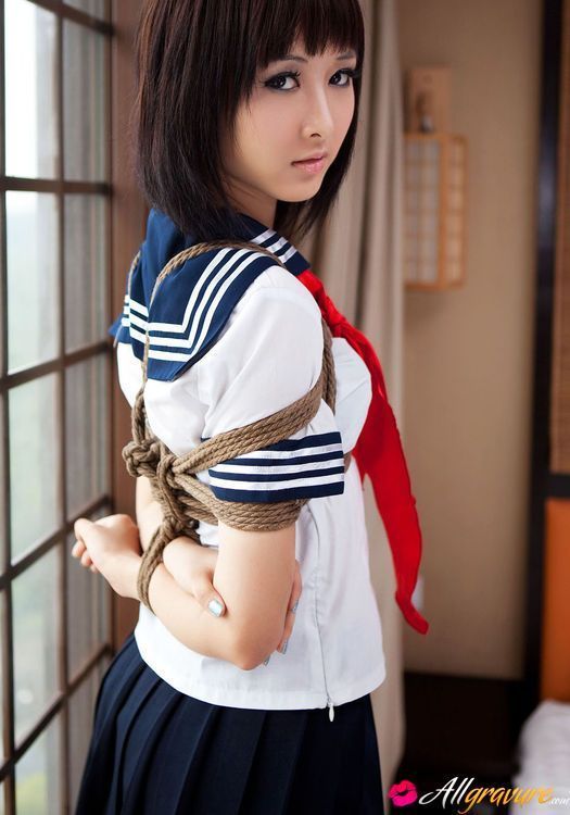 Japanese uniform bondage