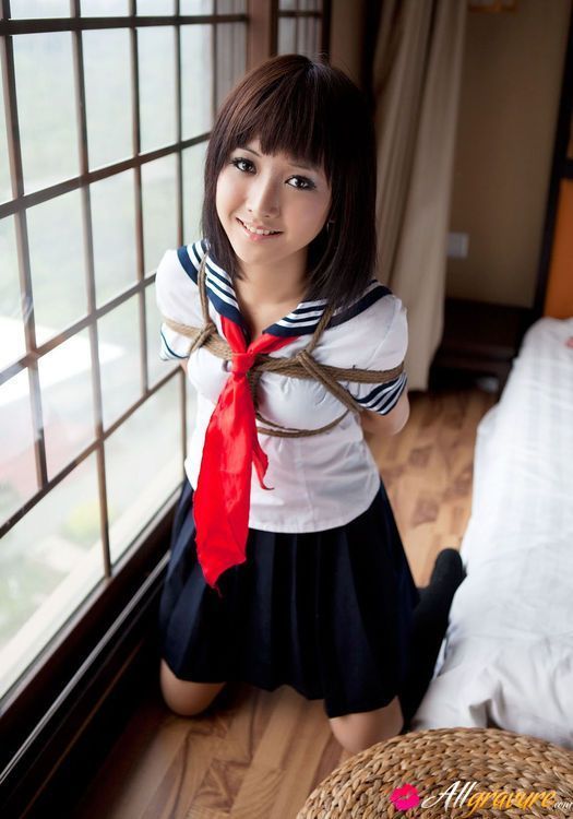 Japanese uniform bondage